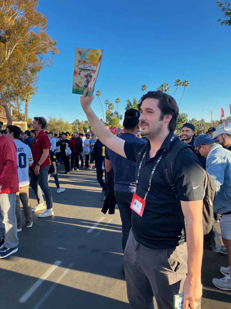 Pasadena Jaycees volunteer selling programs